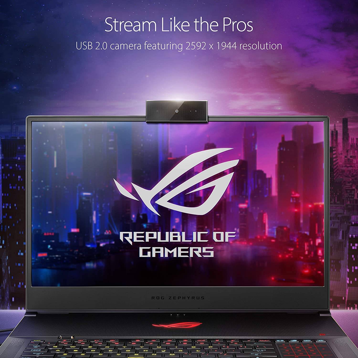 Asus ROG Eye USB camera with Full HD 1080p streaming at 60fps, Face AE